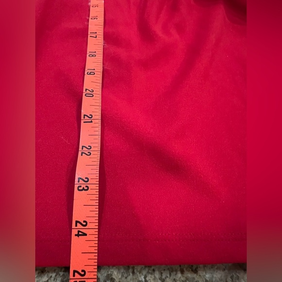 Talbots Women’s faux wrap blouse top long sleeve red Size Medium NWT - Picture 7 of 8